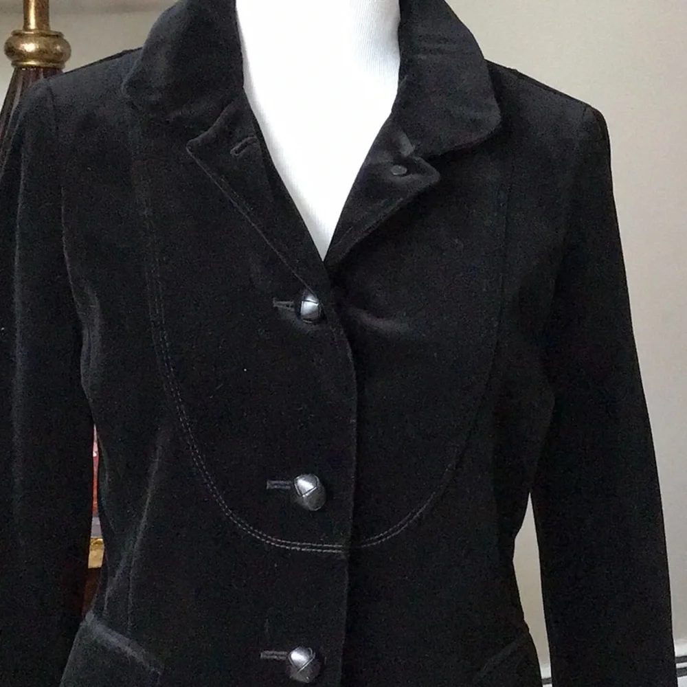 J. Crew velvet jacket